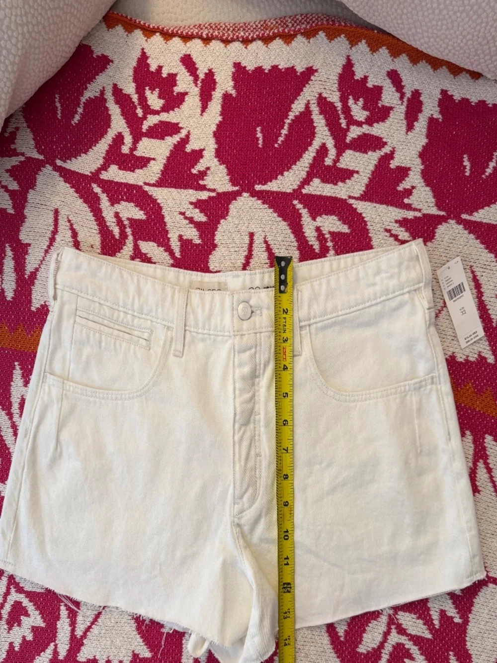 Anthropologie Pilcro White Denim Shorts NWT